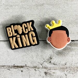 BLCK KING Croc Charm Set (set of 2)
